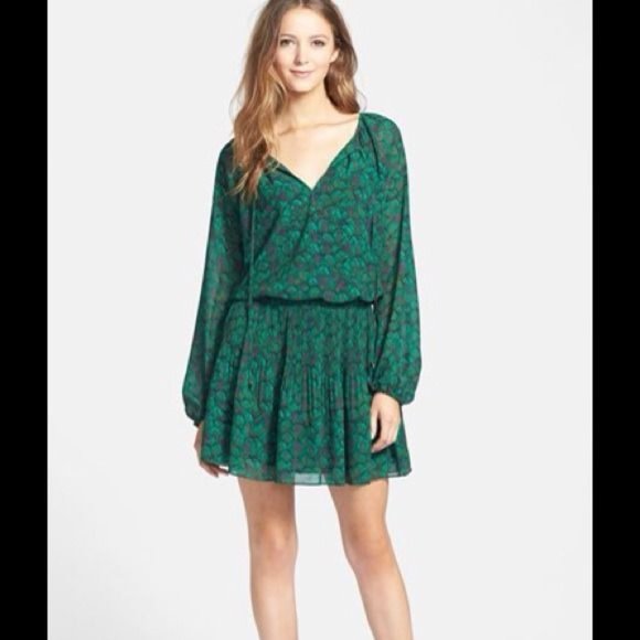 michael michael kors peacock dress